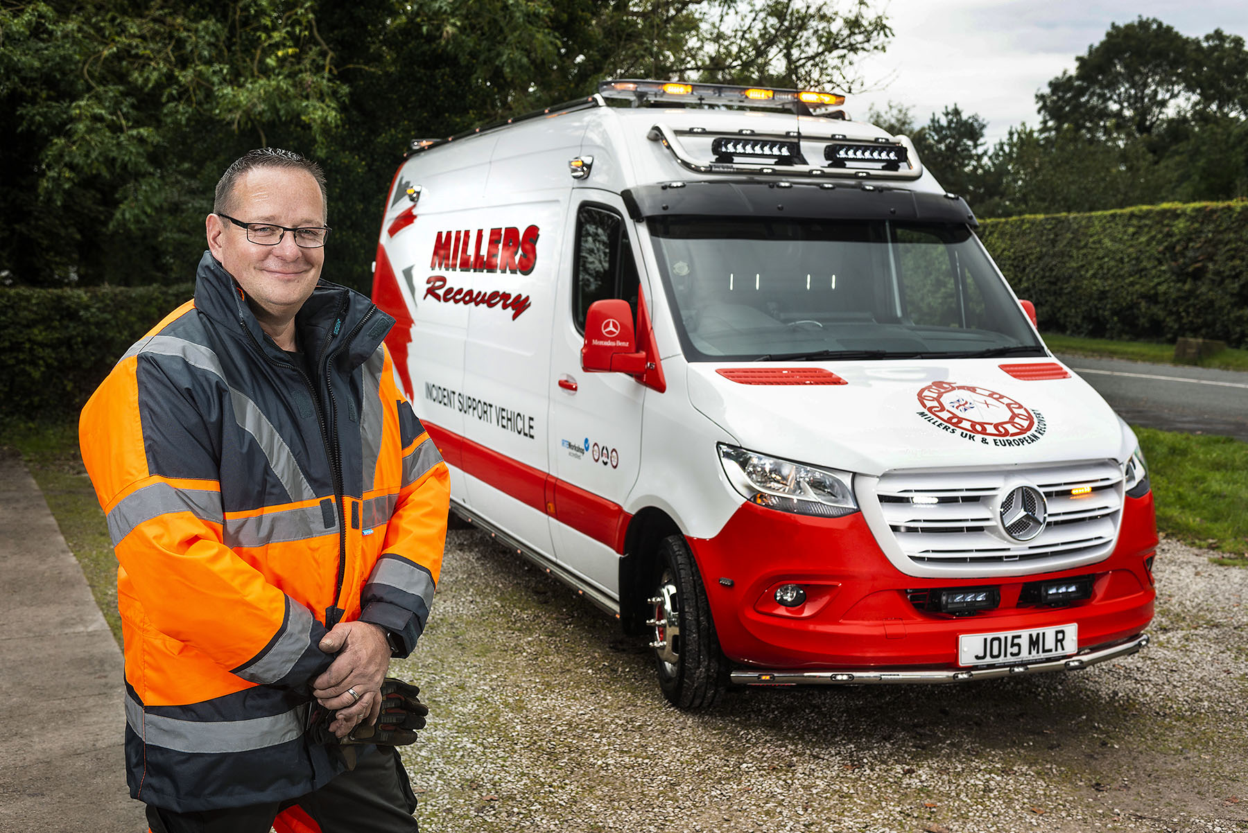 Mercedes Sprinter recovery vehicle