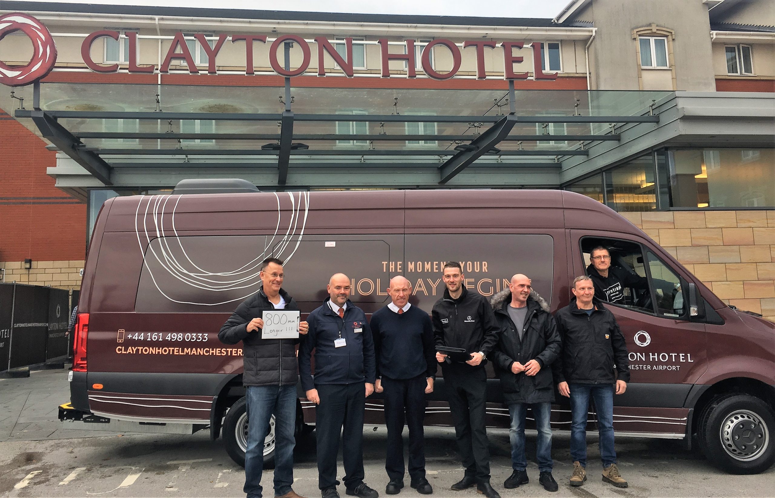 Clayton Hotel use Sprinter vans
